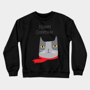 Christmas cat lover Crewneck Sweatshirt